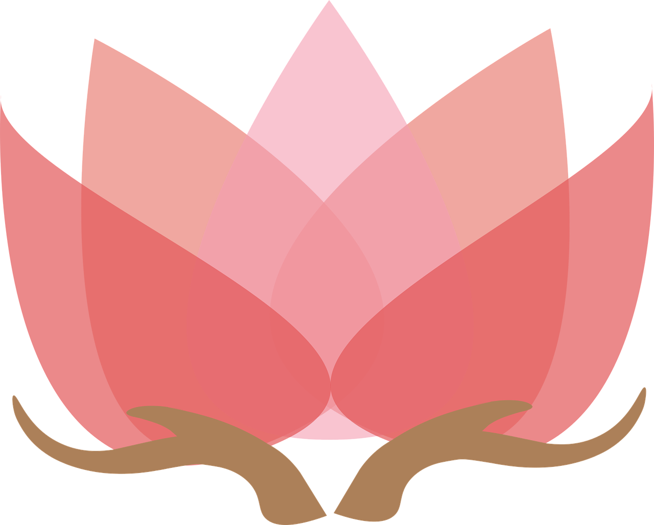 lotus logo with hands